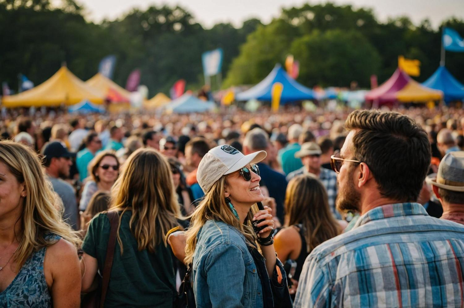 Publiek bij een evenement